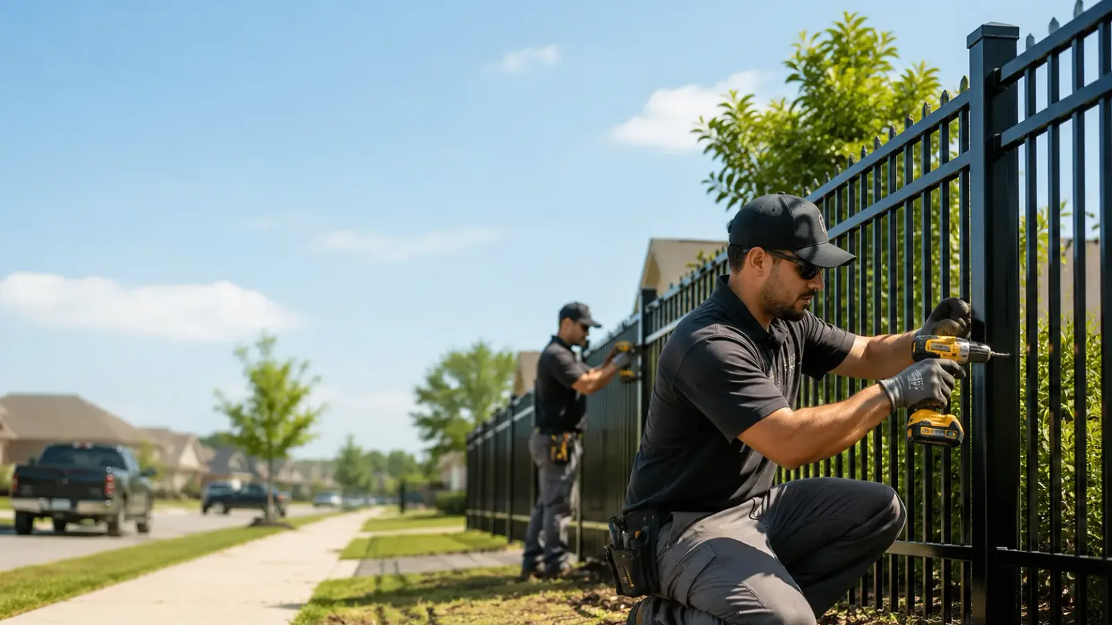Metal Fence Installation in Waltham, MA